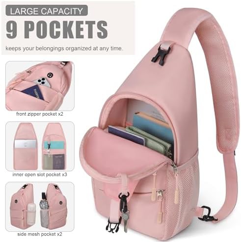 Mens trendy crossbody sling backpack — photo 3