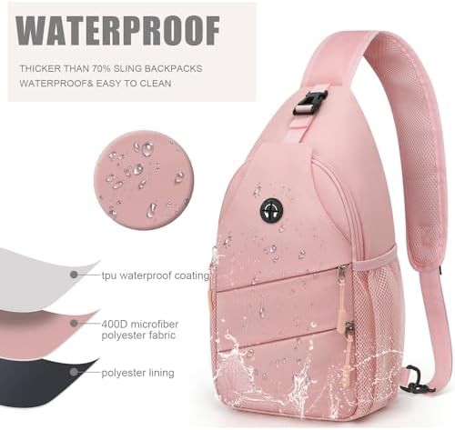 Mens trendy crossbody sling backpack — photo 4