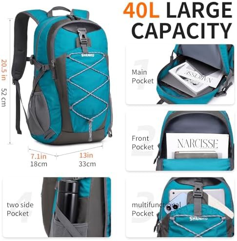 40L waterproof travel camping daypack — photo 3
