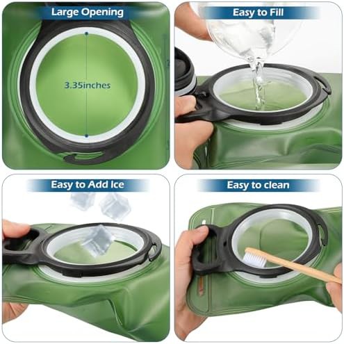 Military Green Hydration Bladder 3L Capacity — photo 4