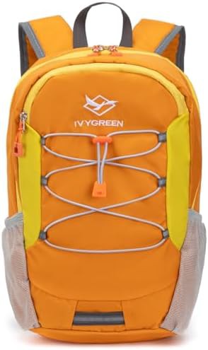 Orange ultralight kids hiking backpack