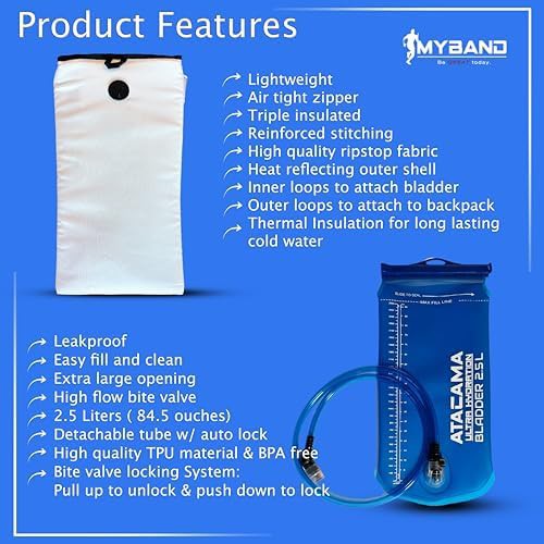 Insulated 2.5l water bladder pouch — photo 3