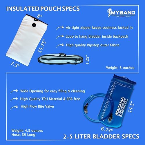 Insulated 2.5l water bladder pouch — photo 5