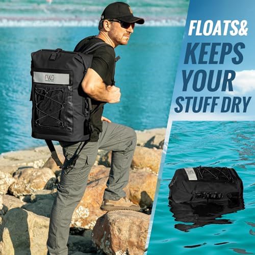 Floating 40L Waterproof Roll Top Backpack — photo 5