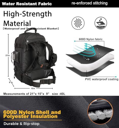 Black MOLLE Tactical Hiking Daypack — photo 3
