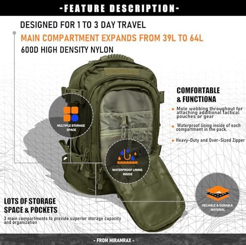 Green MOLLE Tactical Assault Pack — photo 5