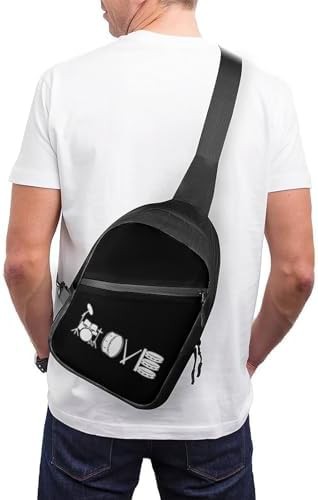 Love Drum Print Sling Crossbody Bag — photo 4