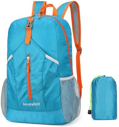 Blue 25L foldable hiking pack
