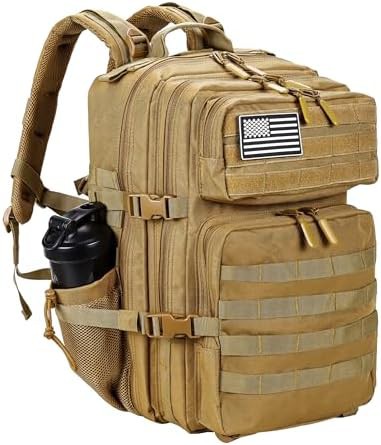 Khaki tactical assault pack 45L
