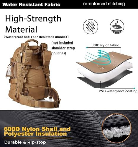 Expandable tactical military rucksack for travel — photo 5
