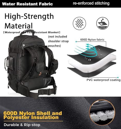 Expandable camping hiking rucksack for sports — photo 4