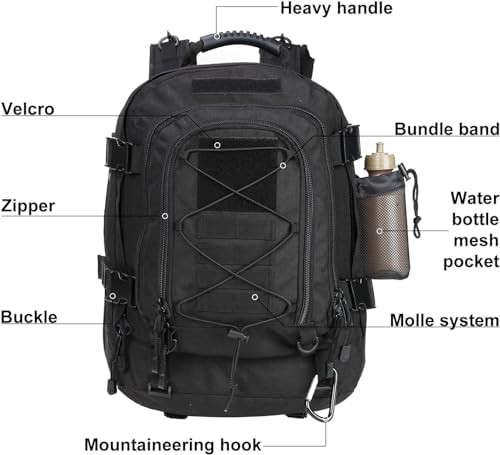Expandable camping hiking rucksack for sports — photo 5