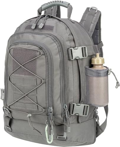Expandable military travel rucksack for gym