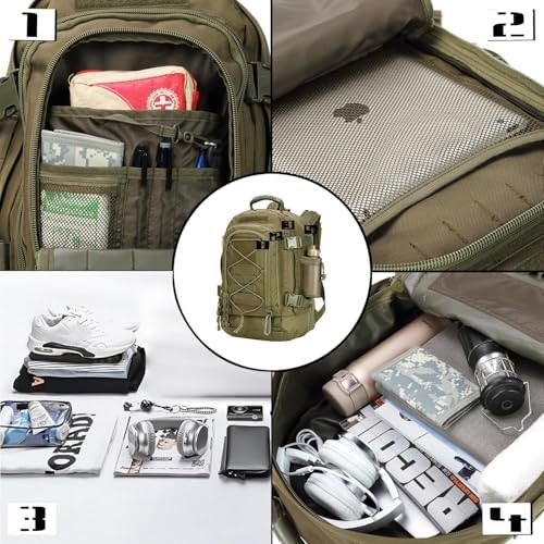 Expandable tactical hiking rucksack for camping — photo 4