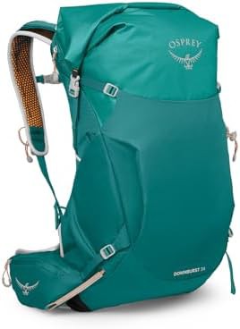 Escapade green waterproof hiking pack 34l