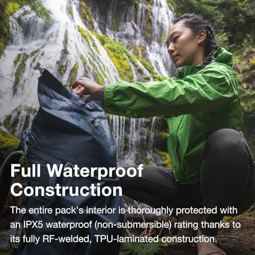 Escapade green waterproof hiking pack 34l — photo 3