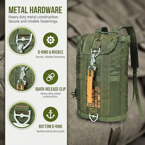 Ultralight nylon tactical backpack with buckles — photo 5