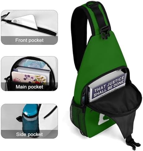 Oregon bigfoot print sling crossbody chest bag — photo 4