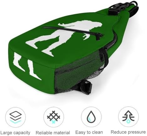 Oregon bigfoot print sling crossbody chest bag — photo 5