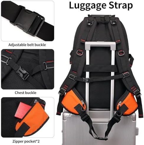 Orange hiking daypack 40l — photo 4