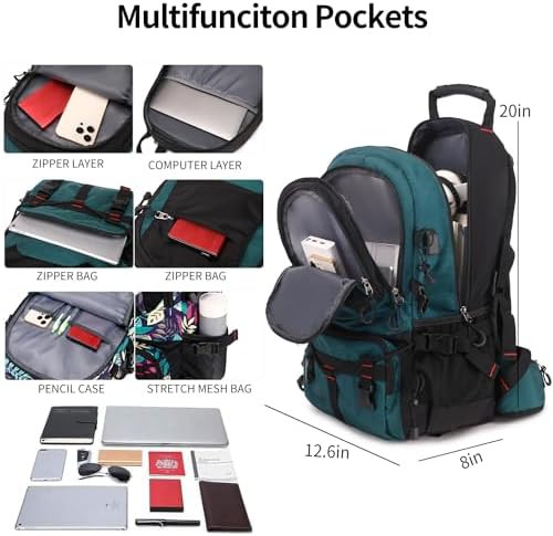 Dark green hiking daypack 40l — photo 3