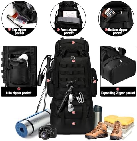 Military Tactical 70L Molle Rucksack — photo 3