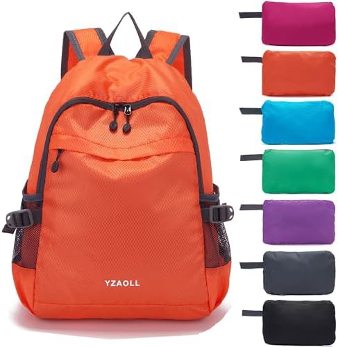 Orange 20L Small Hiking Daypack