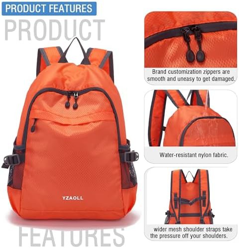 Orange 20L Small Hiking Daypack — photo 5