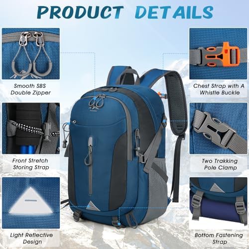 Lightweight Packable Climbing Backpack 40L — photo 3