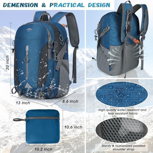 Lightweight Packable Climbing Backpack 40L — photo 4