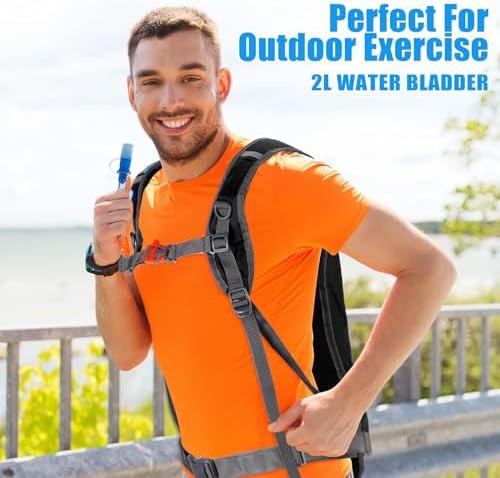 Two Pack 2L Hydration Water Backpacks — photo 3