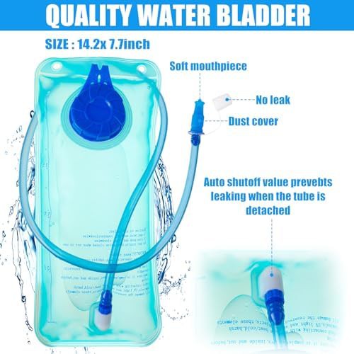 Two Pack 2L Hydration Water Backpacks — photo 4