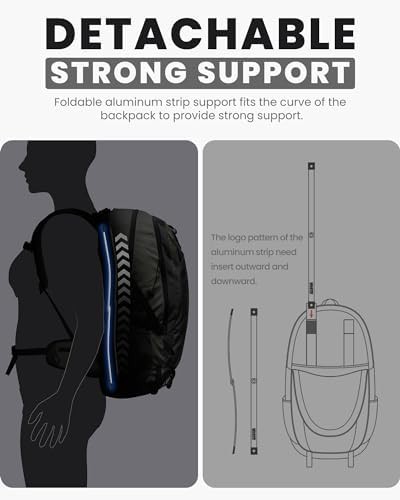 OutdoorMaster 50L hiking backpack with aluminum support — photo 3