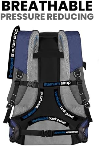 OutdoorMaster 50L hiking backpack with aluminum support — photo 4
