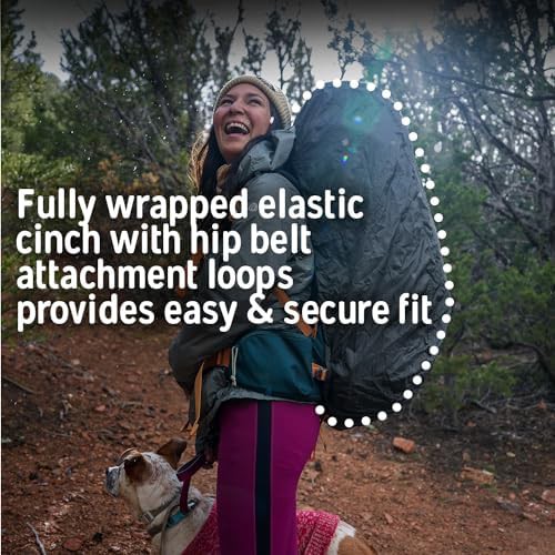 Large elastic cinch backpack rain cover — photo 3
