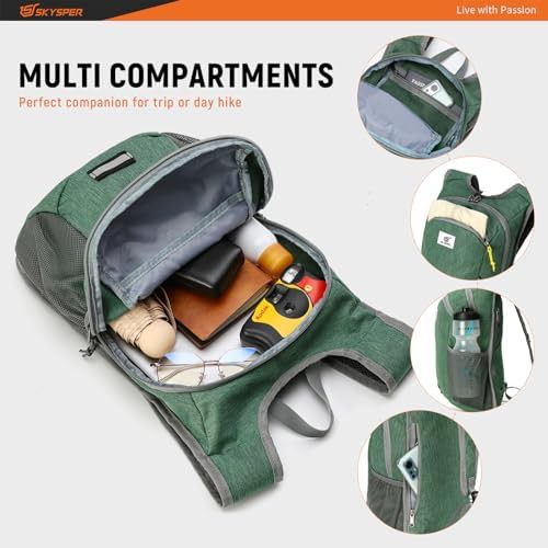 10l lightweight packable hiking backpack — photo 3
