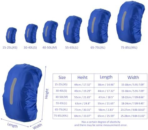 Navy blue 15l waterproof pack cover — photo 3