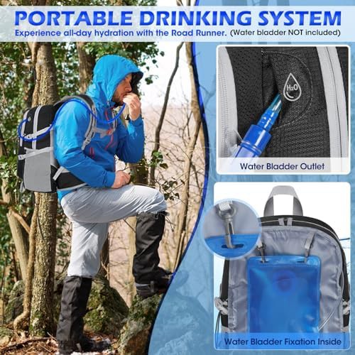 Black Foldable 40L Trekking Daypack — photo 4