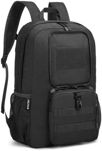 Black packable lightweight daypack 30l