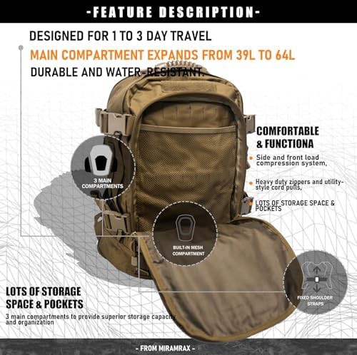 Tactical Military Bug Out Bag 40L — photo 4