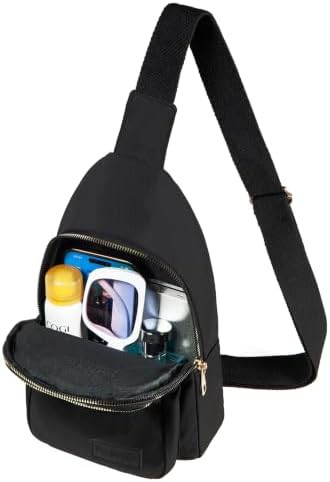Small black sling crossbody bag for women — photo 5