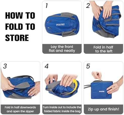 Blue water-resistant sport daypack 24l — photo 4