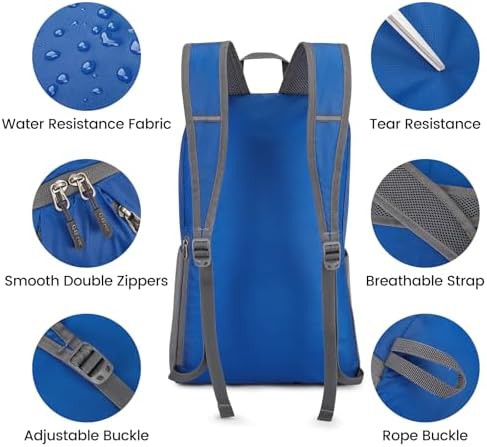 Blue water-resistant sport daypack 24l — photo 5