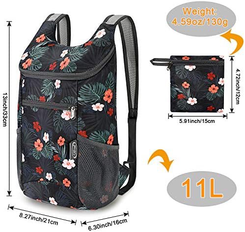 Flower grey sling backpack rfid — photo 3