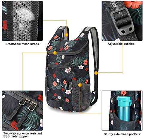 Flower grey sling backpack rfid — photo 4