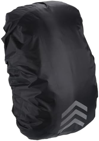 Black 60l waterproof backpack rain cover