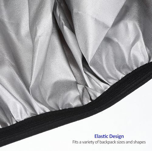 Black 60l waterproof backpack rain cover — photo 5