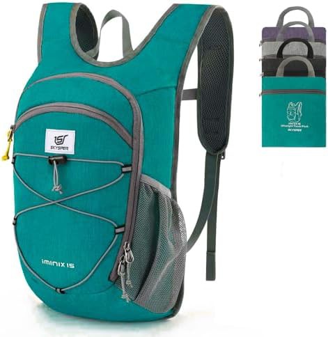 Cyan foldable 15L outdoor daypack
