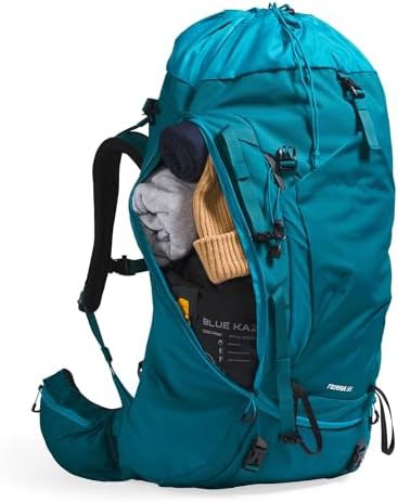 Women's Terra 55 backpack in moss and sapphire — photo 5