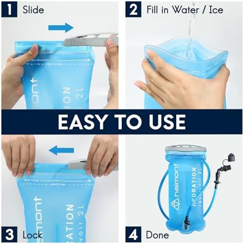 TPU portable hydration reservoir 2L two pack — photo 4
